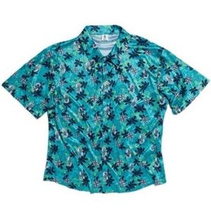 Seattle Mariners 2025 Aloha Hawaiian Shirt SGA 8/2/25 Blue Short Sleeve X-Large